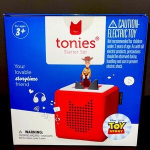 Tonies Starter Set - Red MyTonies Disney / Pixar Toy Story Audio Player RED New